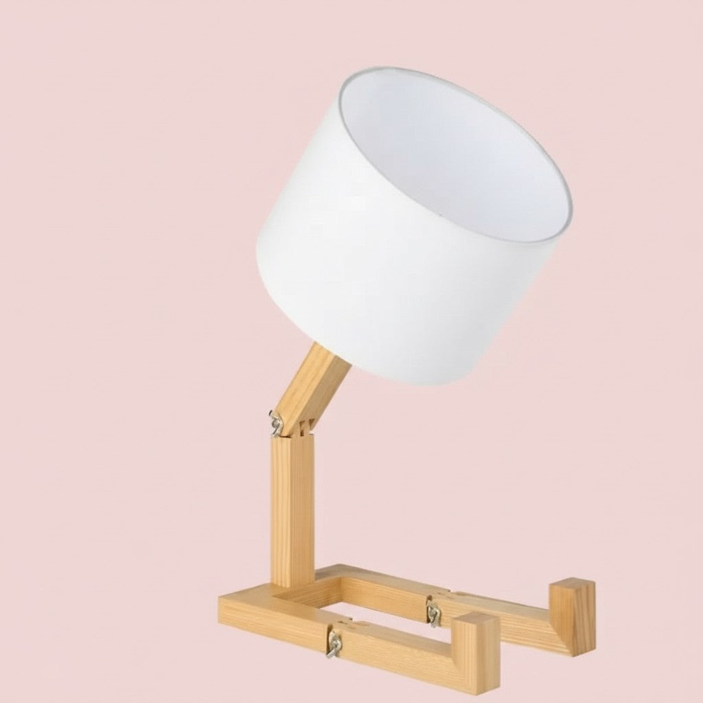 Creative Shape-Changing Wooden Lamp – Foldable Modern Desk Light for Bedroom, Study & Living Room