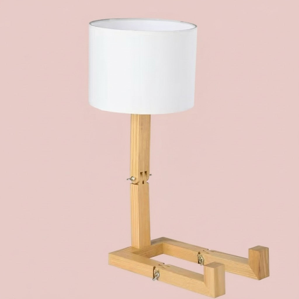 Creative Shape-Changing Wooden Lamp – Foldable Modern Desk Light for Bedroom, Study & Living Room