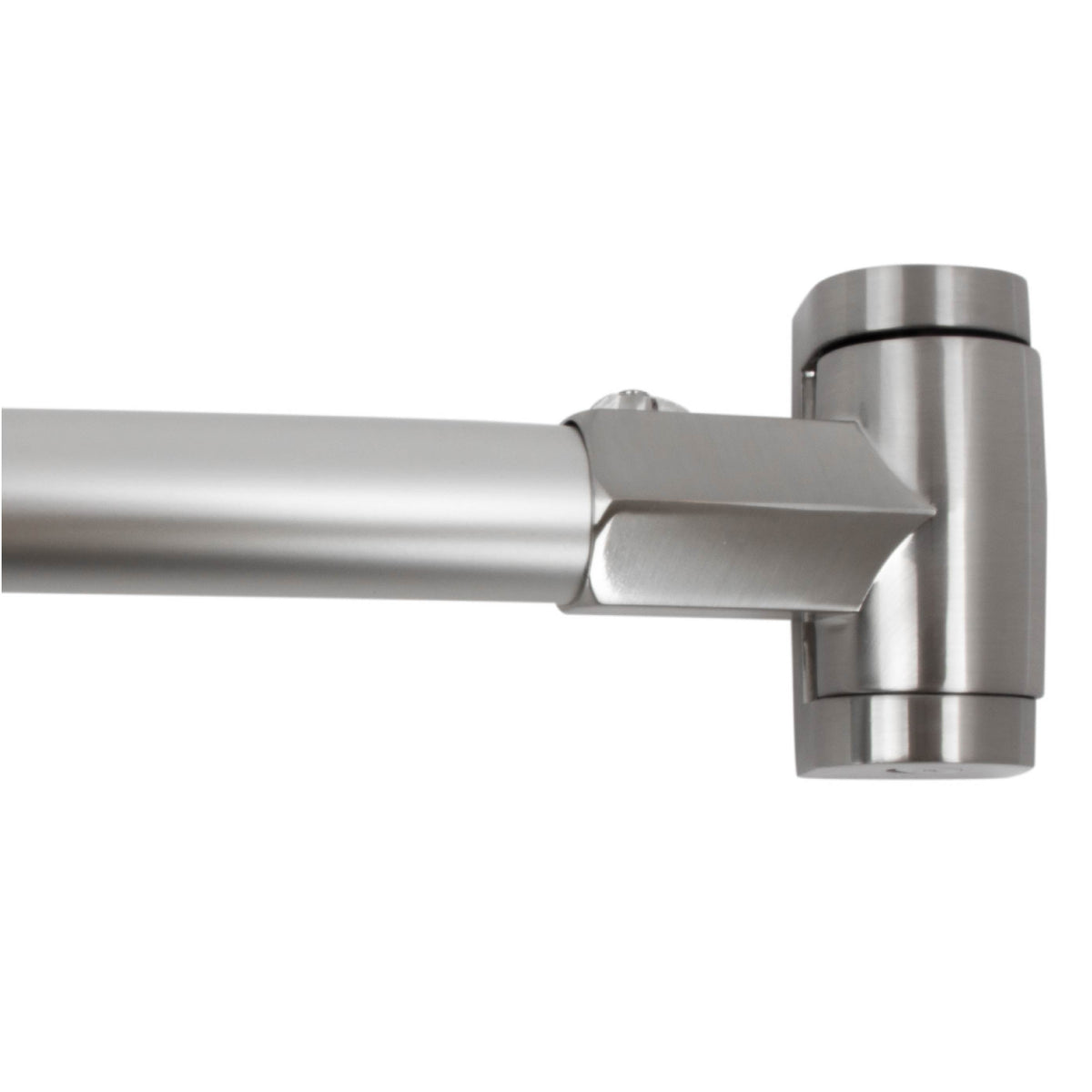 36 in. to 61 in. Curved Shower Rod (Brushed Nickel Finish)