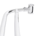44 in. to 70 in. Double Curved Shower Rod (Chrome Finish)