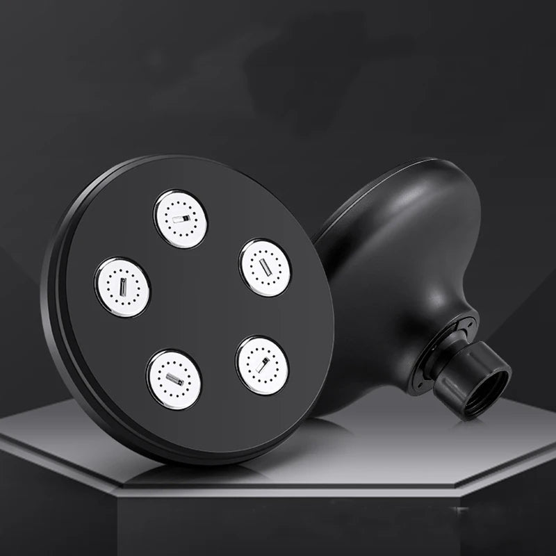 High Pressure Shower Head Water Saving Rainfall Showerhead 360 Degree Rotatable Filter Faucet Tap Shower Bathroom Accessories