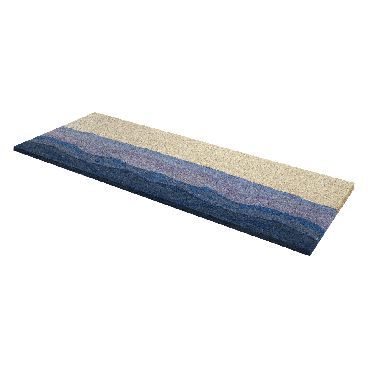Shades of Sea - Blue Coir Doormat