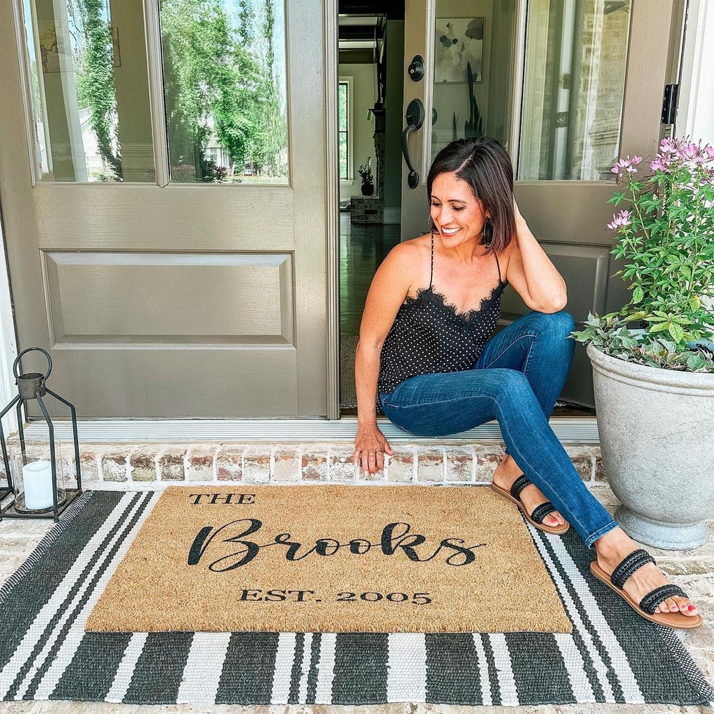 Personalized Family Name Doormats