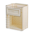 Kitchen folding trash can wall hanging large caliber leftovers bin transparent thickened folding trash can