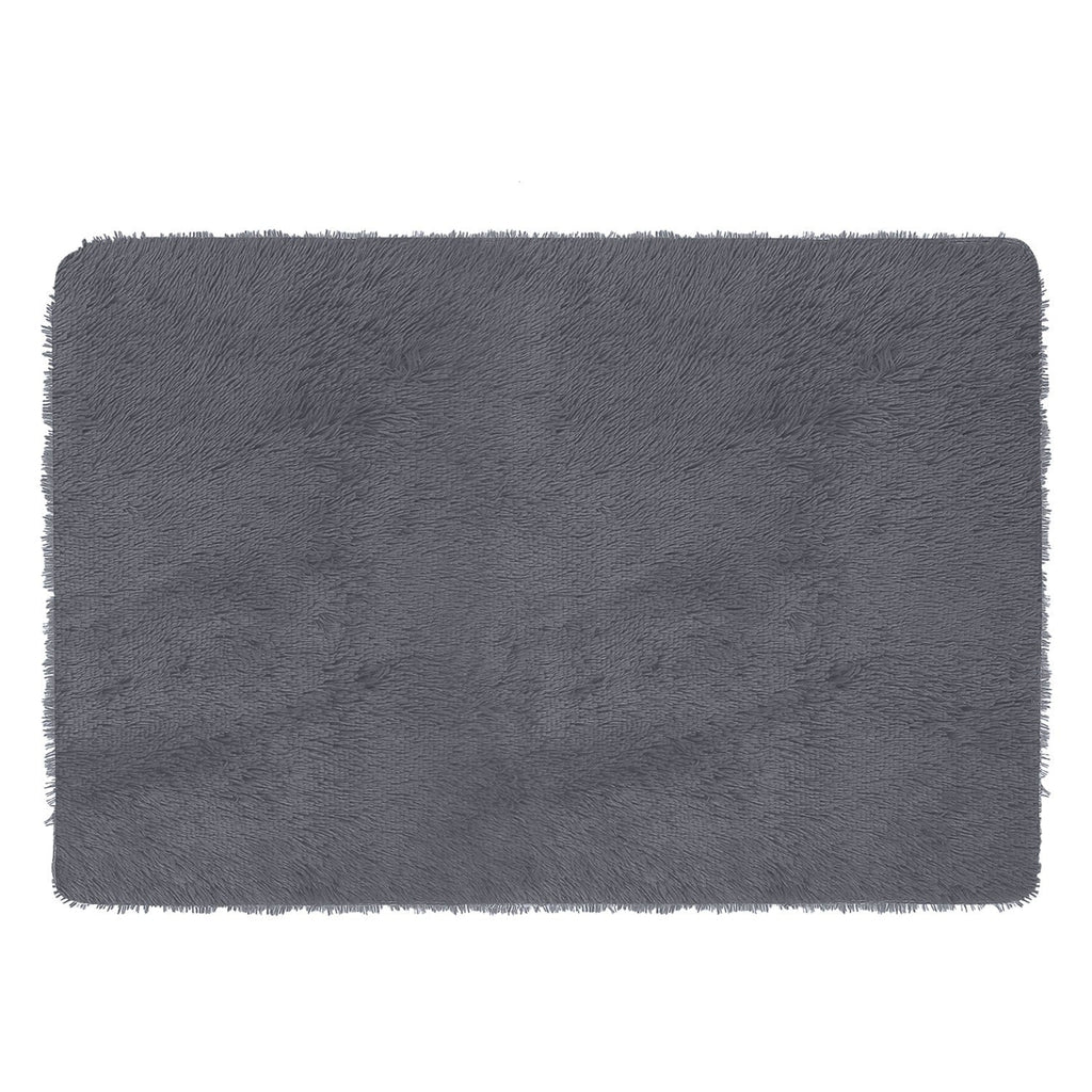 Fluffy Bedroom Rug 4Õ x 2.6Õ Anti-Skid Shaggy Area Rug Decorative Floor Carpet Mat for Nursery Bedroom Living Room