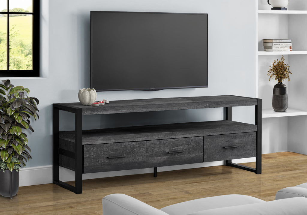 60 Inch TV Stand Console with Media Storage Drawers