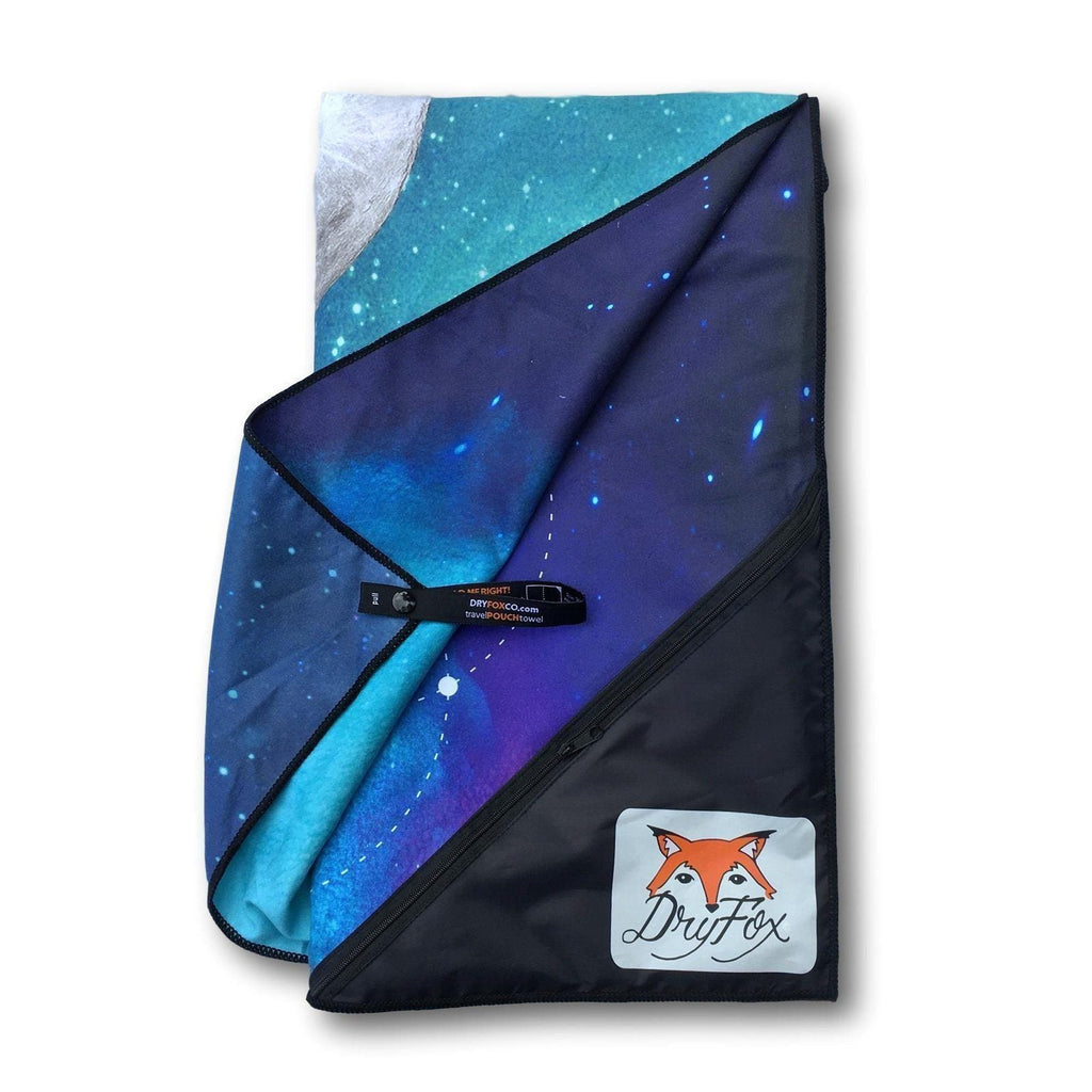 Adventure Towel Beach Size L with Pouch- Cosmic