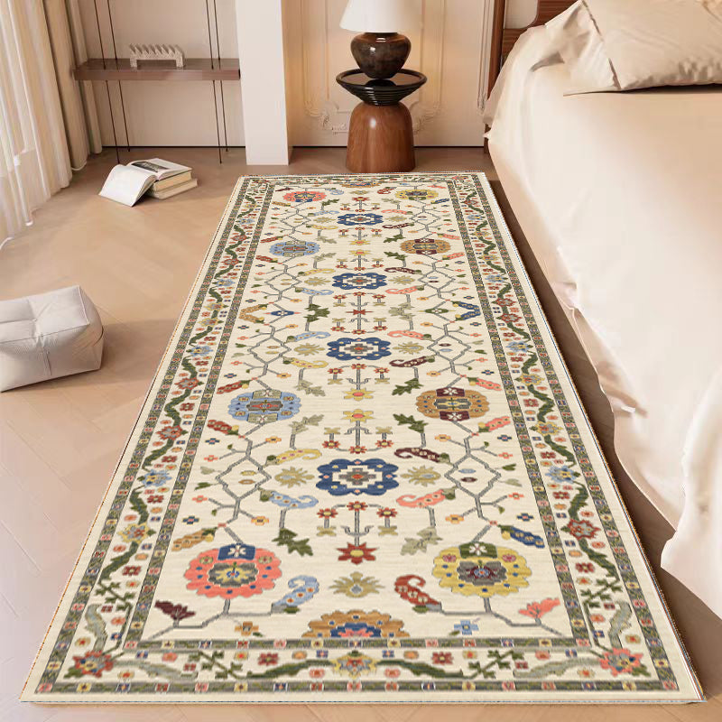 Arts and Crafts Collection Area Rug Ultra Soft Washable Rug, Non Slip Area Rug Indoor, Stain Resistant Rugs for Living Room Bedroom Vintage Home Decor