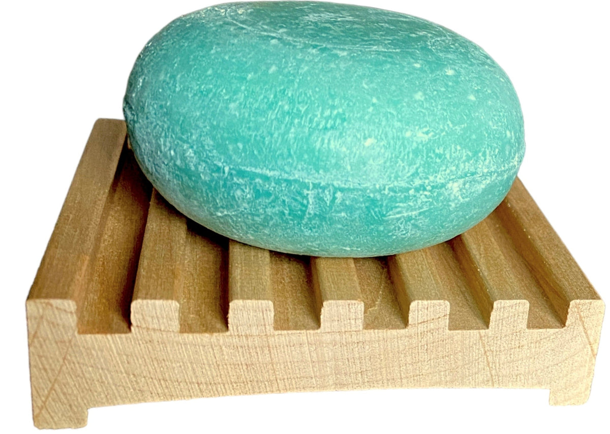 3" Alder Battlement Style Soap Dish