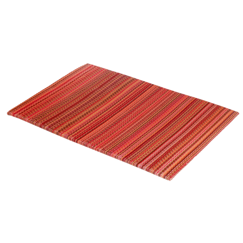Cancun Sunset Outdoor Doormat - 24" x 36" Non-Slip, Recycled Plastic