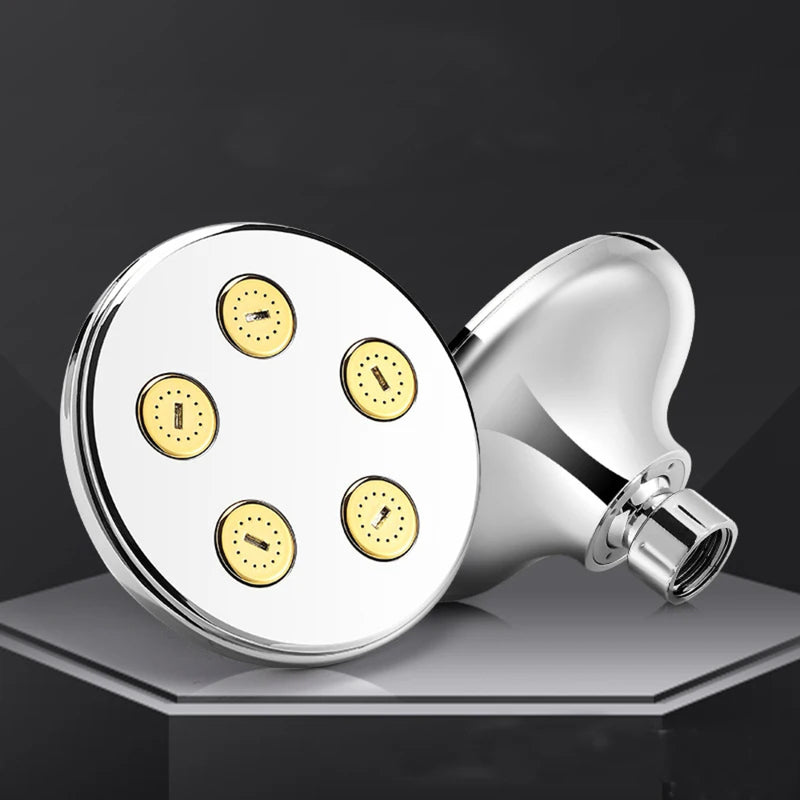High Pressure Shower Head Water Saving Rainfall Showerhead 360 Degree Rotatable Filter Faucet Tap Shower Bathroom Accessories