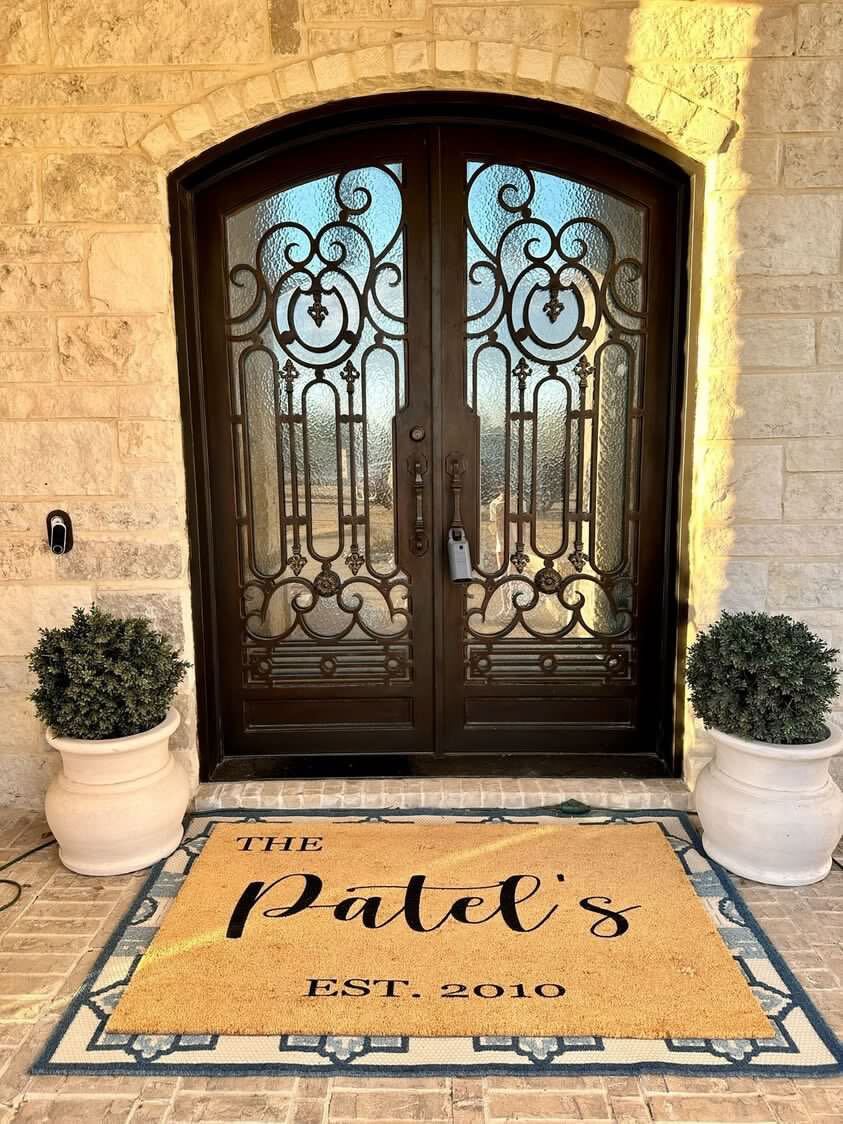 Personalized Family Name Doormats