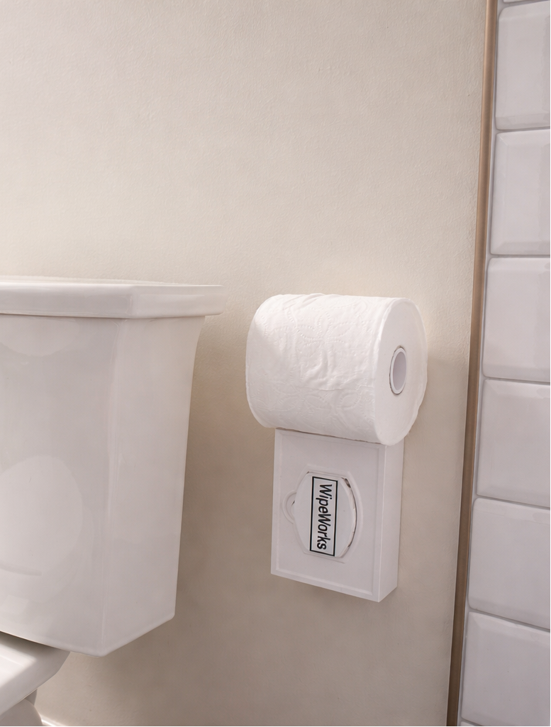 Kirkland Wipes + Toilet Paper Holder | Wall Mounted