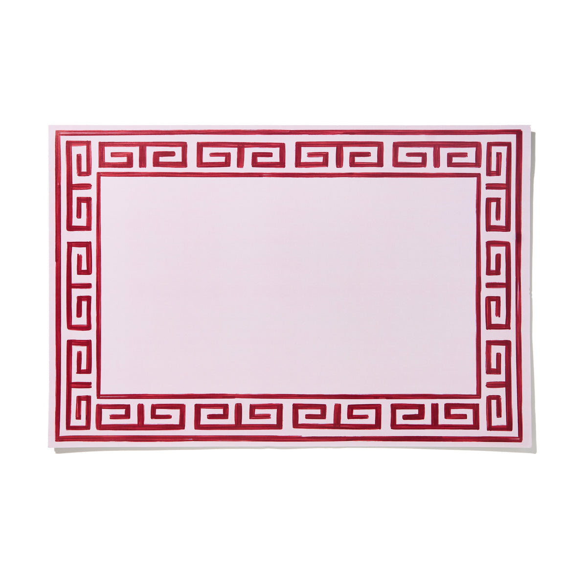 Pavilion Greek Key Paper Placemat Pad