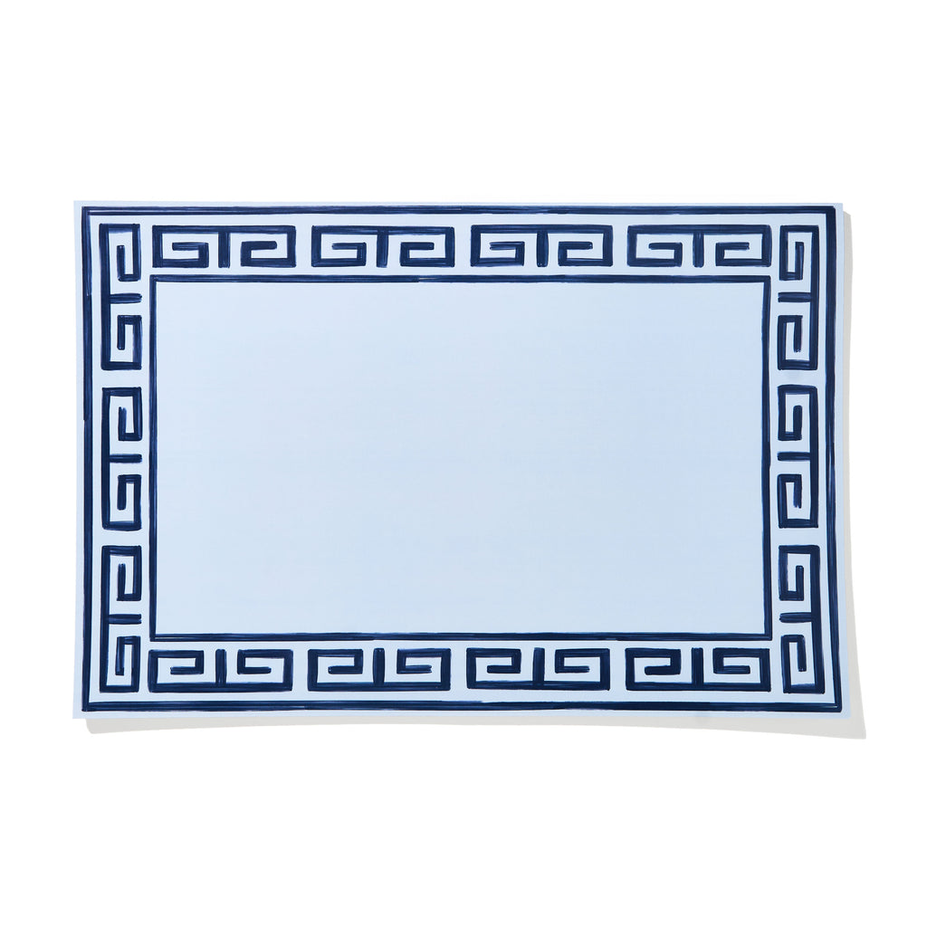 Pavilion Greek Key Paper Placemat Pad