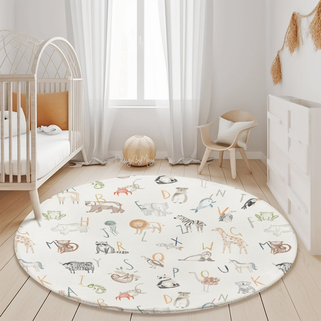 Woodland Be Wild Kids Room - Play Rug - Area Rug