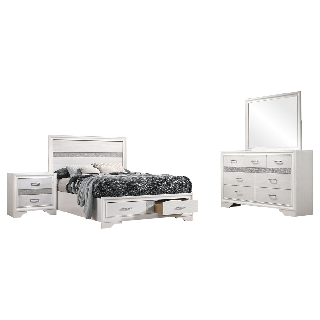 Miranda 4-piece Full Bedroom Set White