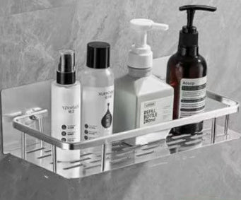 Anti-Rust Metal Steel Shower Rack-Large Capacity,Bathroom Organizing Shelves, Convenient Storage And Home Decoration