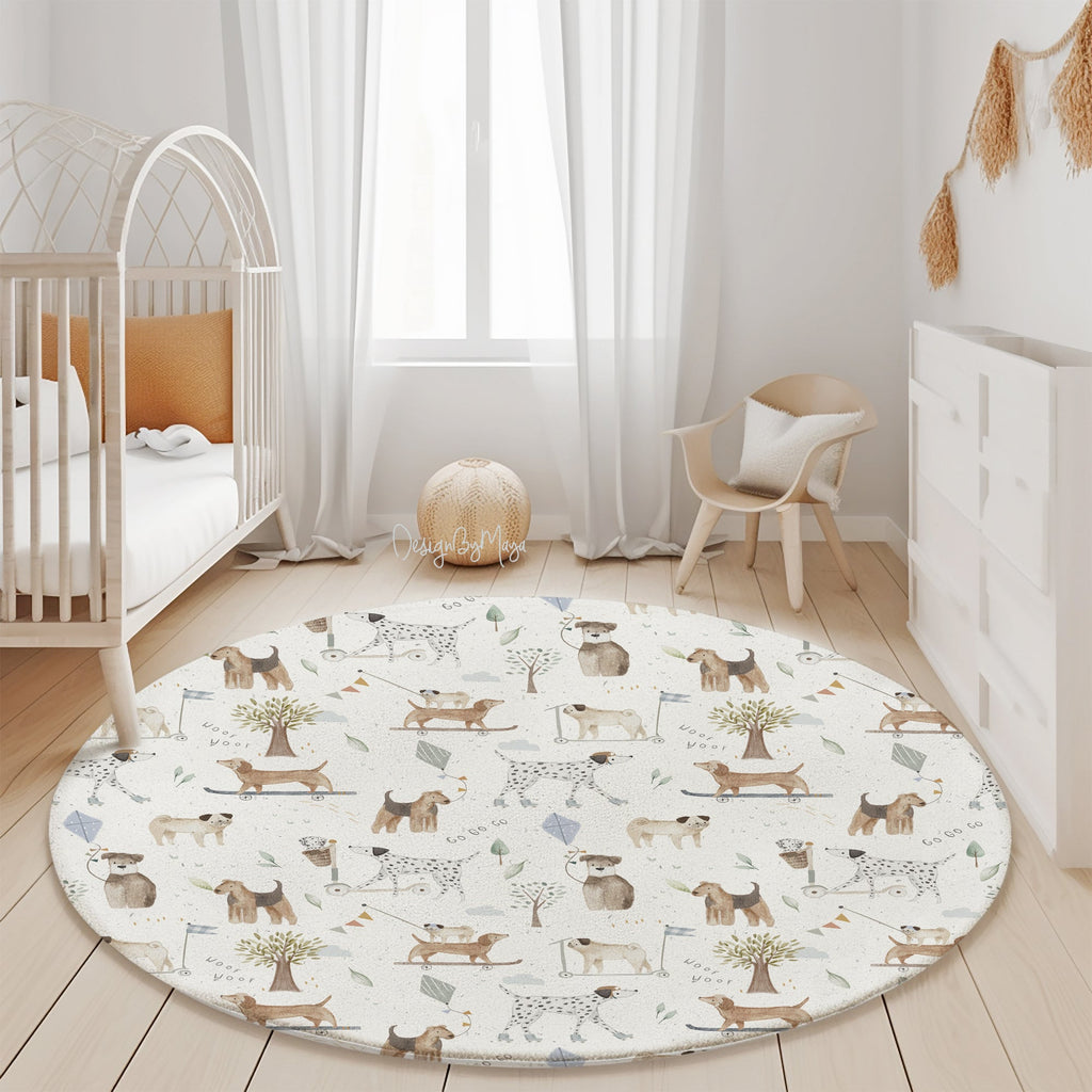 Woodland Be Wild Kids Room - Play Rug - Area Rug