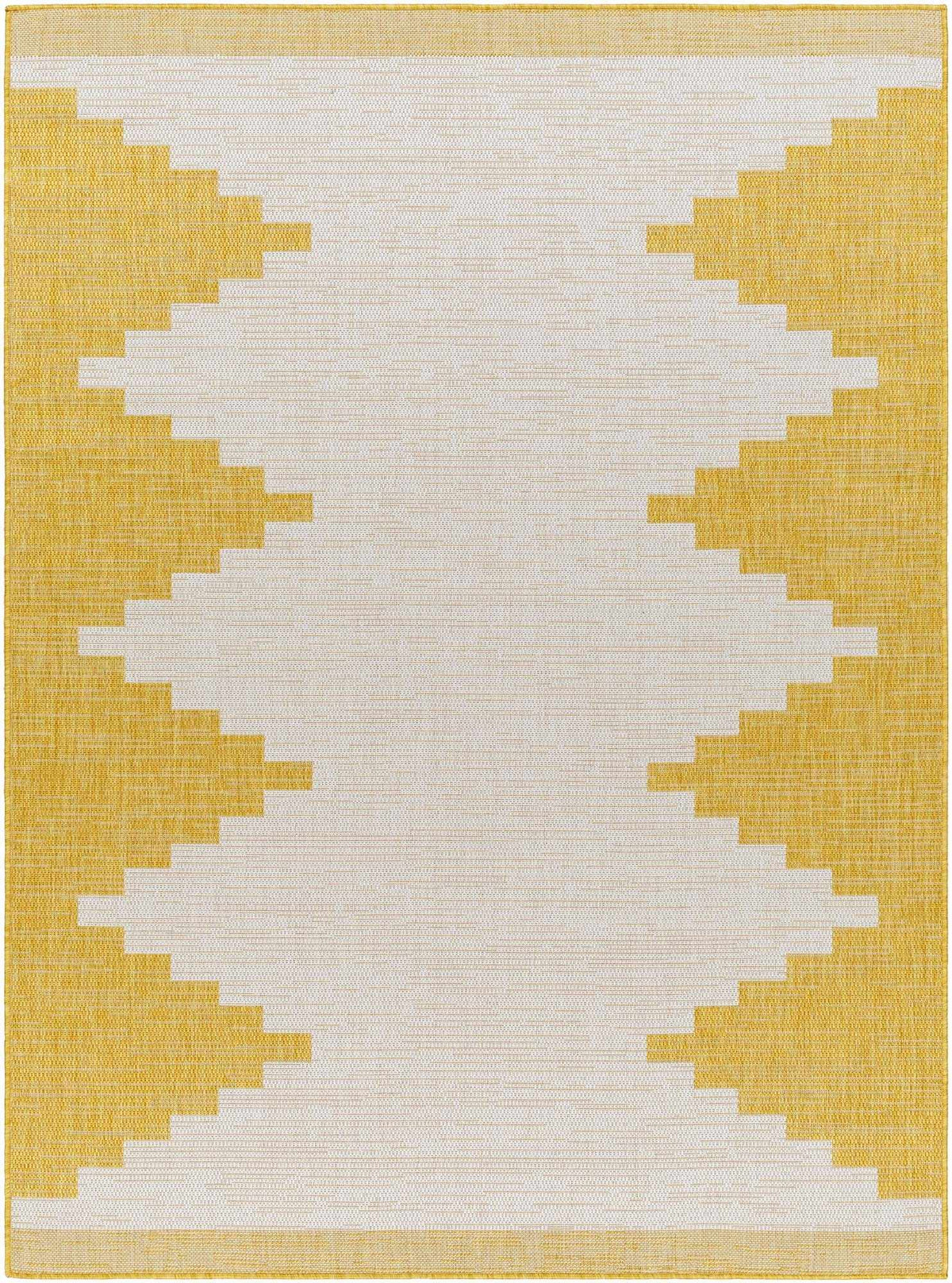 Djugun Metallic-Gold Indoor & Outdoor Rug