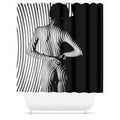 Exotic Lady Silhouette Shower Curtain