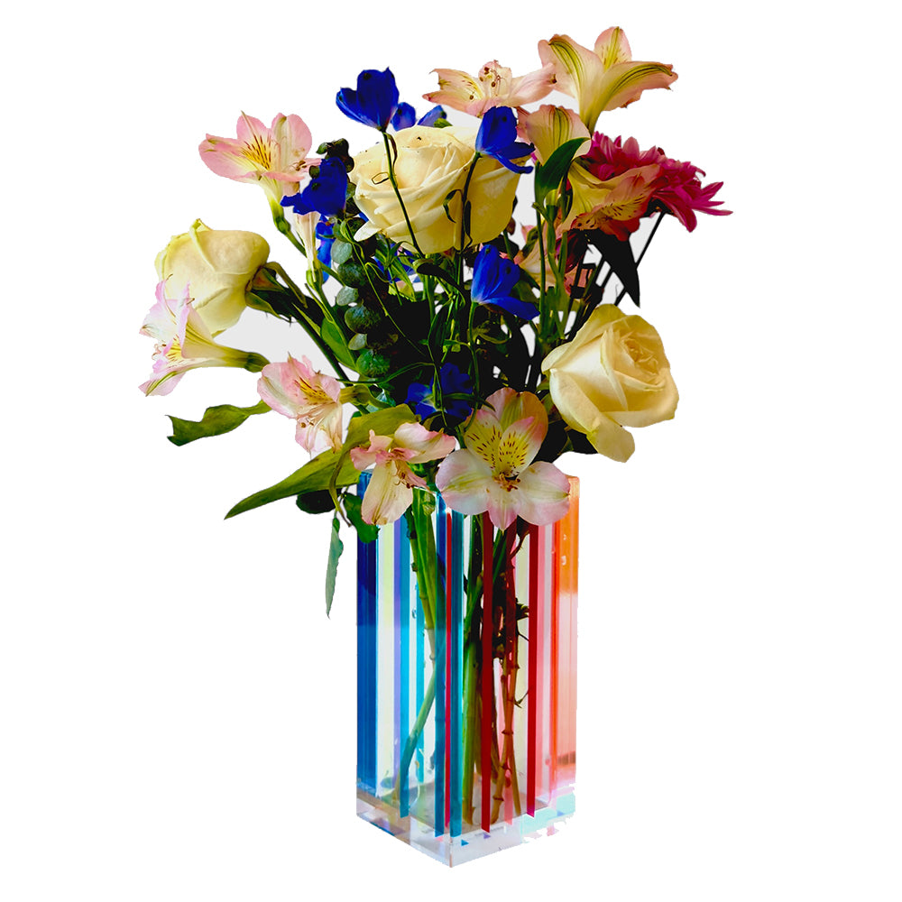 Canetti Colorful Bouquet Vase - Multicolor (Large and Small)