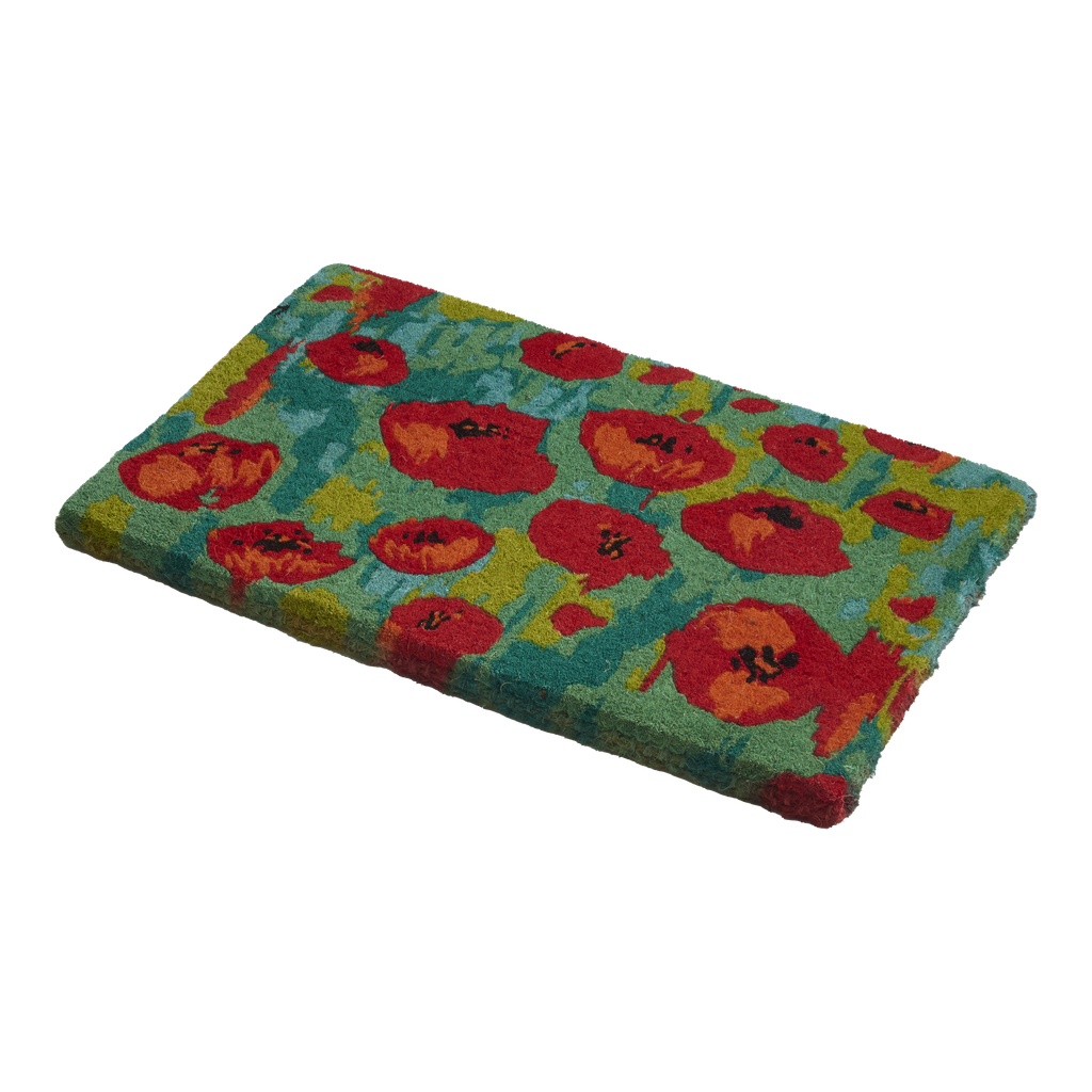Field of Poppies Red Multi Coir Doormat