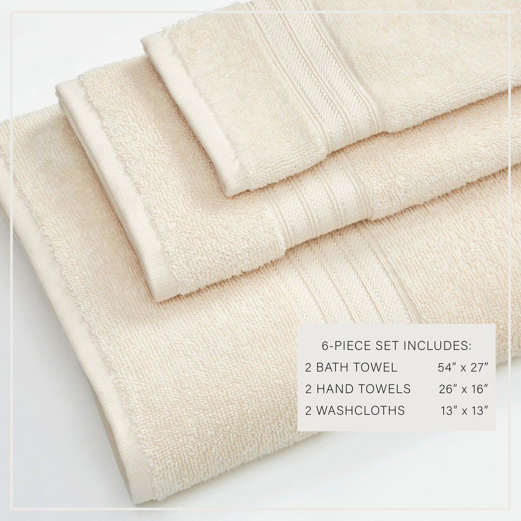 Cotton Terry Bath Towel Set - Cooper Collection