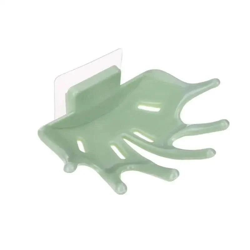 Soap Holder Bathroom Shower Dish Plates Storage Box With Drain Wall Mounted Self Adhesive Plastic Supplies Bathroom Soap Rack Suction Cup Bathroom Soap Dish Holder Shower Soap Dish Saver Tray Bar Soap Sponge Holder for Shower Bathroom Tub and Kitchen
