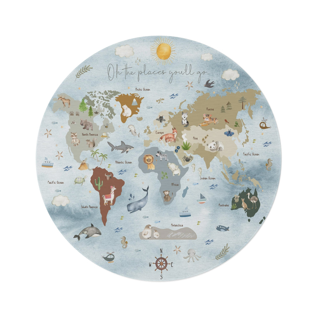 Woodland Be Wild Kids Room - Play Rug - Area Rug